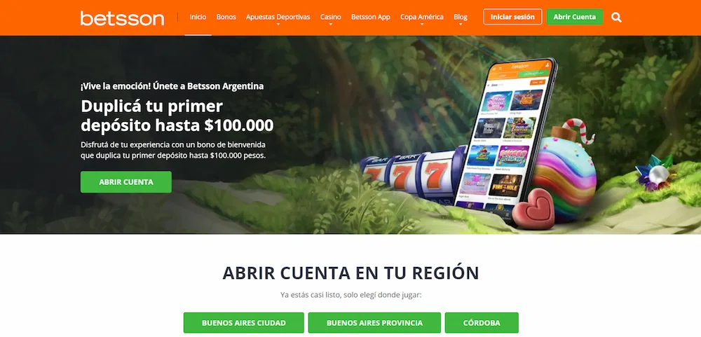 sitio web de Betsson