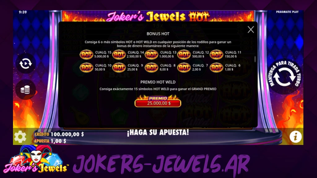 Jokers Jewels Hot Bonus Hot