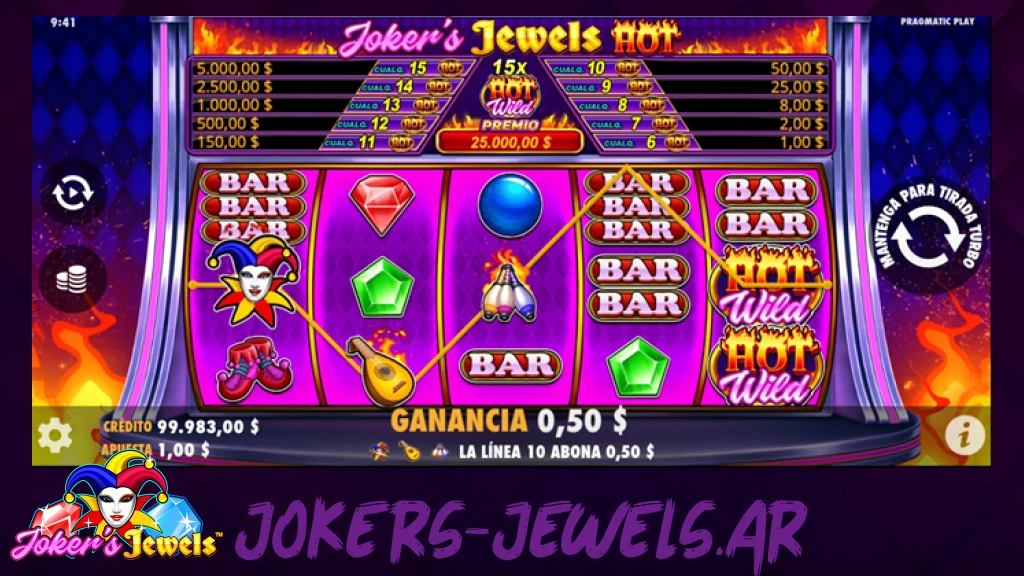 Jokers Jewels Hot Ganancia